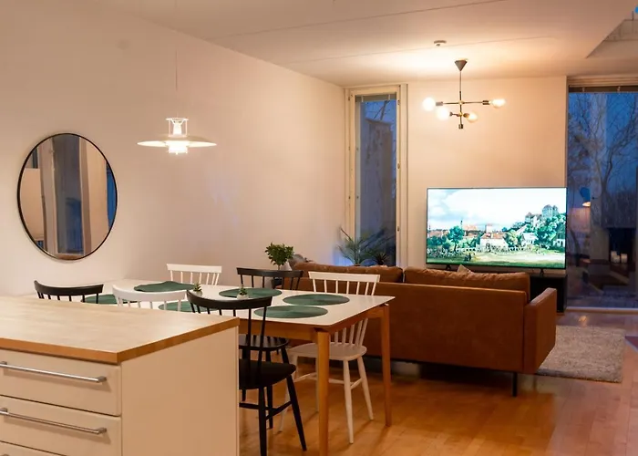 度假居 Architectural Townhouse With Sauna And Patio 赫尔辛基