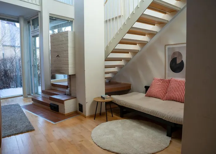 Architectural Townhouse With Sauna And Patio 度假居 *